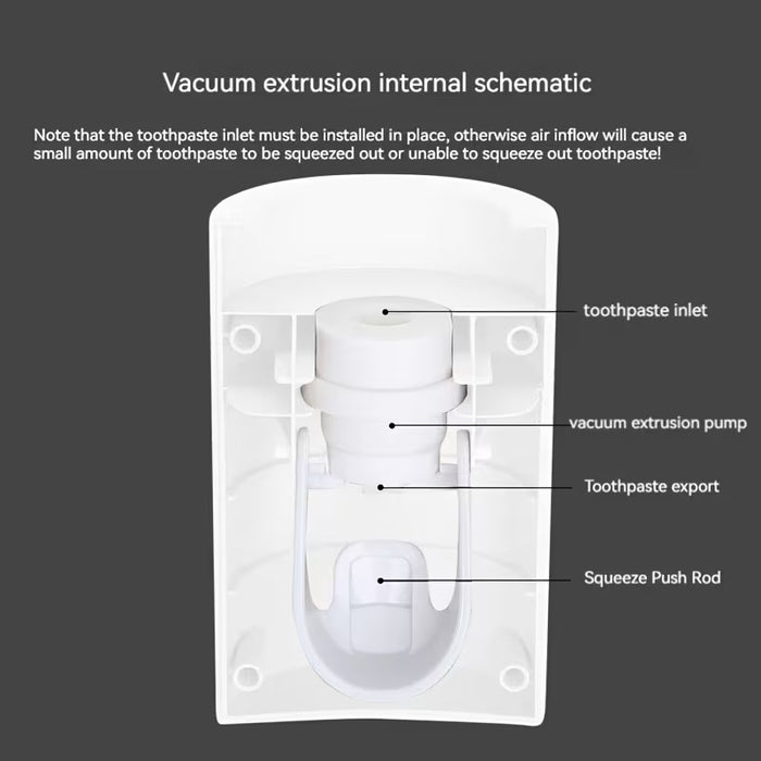 Self-Adhesive Toothpaste Dispenser