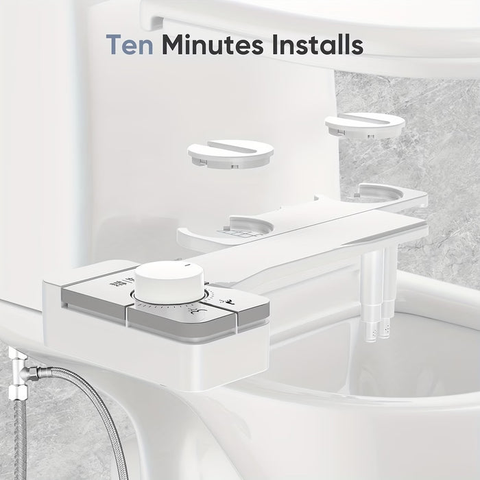 Ultra-Slim Bidet Attachment for Toilet