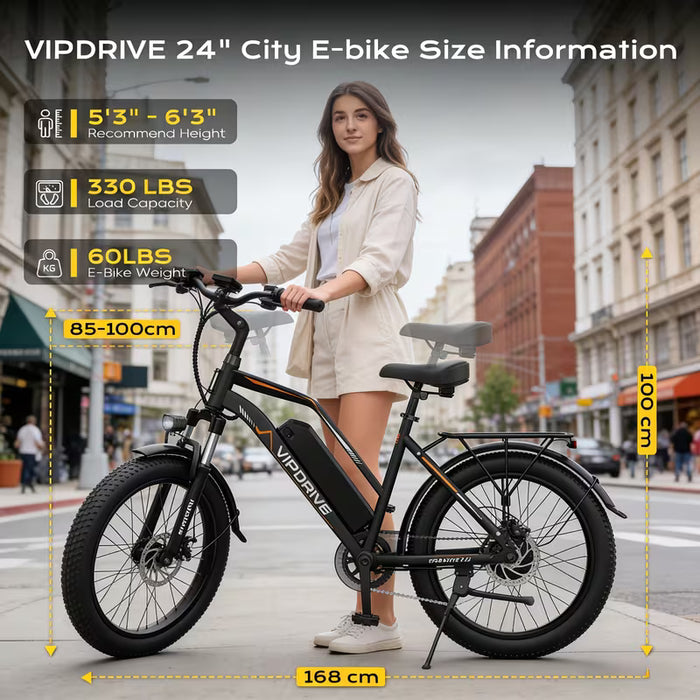 24-inch Adult Electric Bicycle