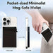 Blessing Sells Magnetic aluminum card holder with elastic Lycra fabric back, attaches to phone.