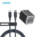 Blessing Sells Anker Nano 240W USB C charger and braided cable with IQ3 technology for fast charging.