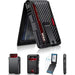 Blessing Sells black carbon fiber men's wallet with pop-out card holder, RFID protection, and cash clip.