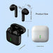 Blessing Sells black true wireless mini earbuds with charging case, 9D HiFi stereo sound, HD calls.