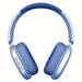 Blessing Sells blue wireless over-ear headphones with Hi-Res sound and comfortable ear pads.