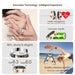 Blessing Sells CHABAIDAO smart ring in rose gold and silver, featuring health monitoring and a slim, elegant design.