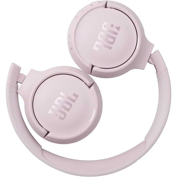 Blessing Sells JBL Tune 510BT wireless on-ear headphones in rose pink, featuring a foldable design and JBL logo.