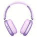 Blessing Sells purple wireless over-ear headphones with soft ear pads and Hi-Res sound.