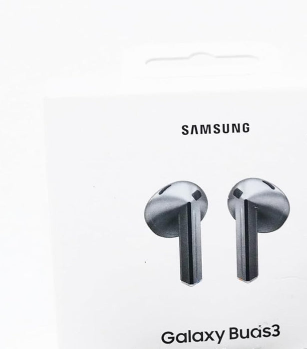 Blessing Sells Samsung Galaxy Buds 3 (Refurbished) in dark grey, featuring AI sound and noise cancelling.