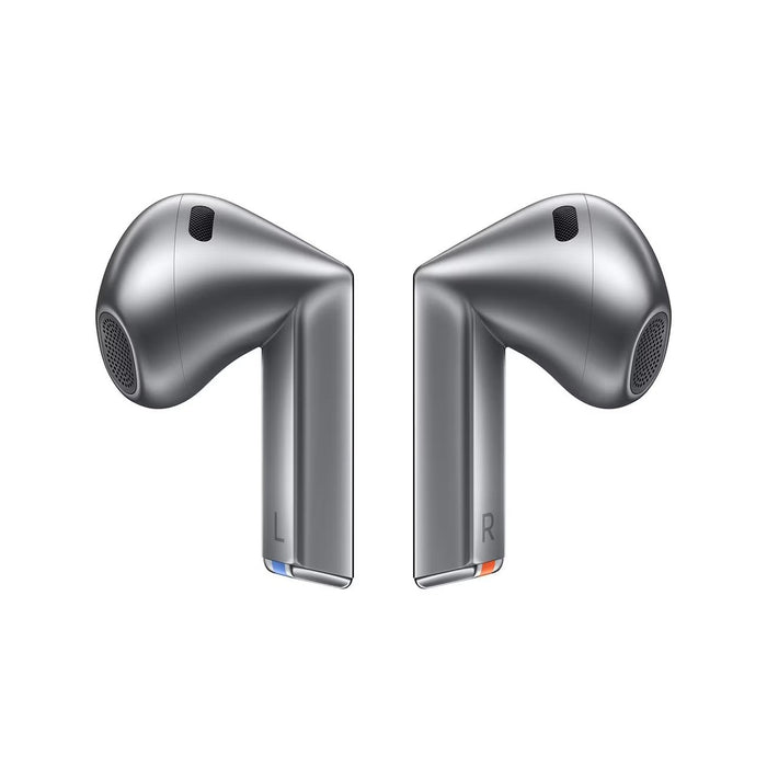 Blessing Sells Samsung Galaxy Buds 3 refurbished silver wireless earbuds with AI sound and noise cancelling.