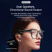 Blessing Sells black smart glasses with AI features, 4K camera, and directional sound output.