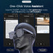 Blessing Sells smart glasses with camera and real-time translation, black frames, open-ear design, suitable for sports.