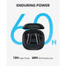 Blessing SellsHere Soundcore P40i by Anker black wireless earbuds in open charging case, 60H playtime.