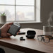 Blessing SellsHere Soundcore P40i by Anker black wireless earbuds with charging case and phone stand feature.