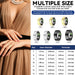 Blessing Smart Ring for Women in gold, silver, and black, displaying health tracker features. Model wears a gold ring.