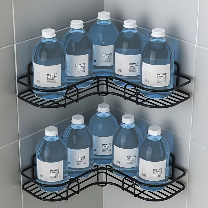 Rust-Proof Stainless Steel Corner Shower Shelf