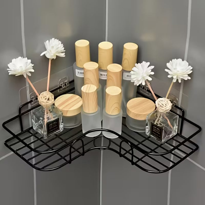 Rust-Proof Stainless Steel Corner Shower Shelf