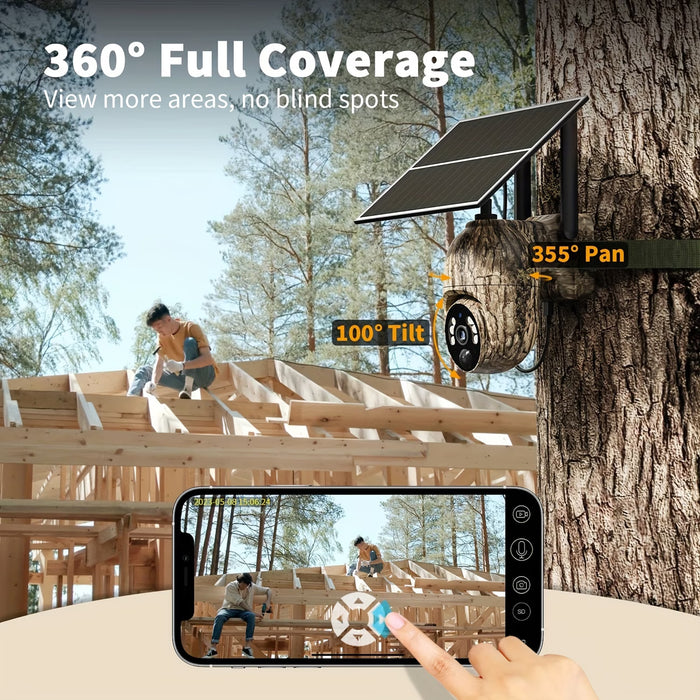SEHMUA 4G LTE Solar Security Camera