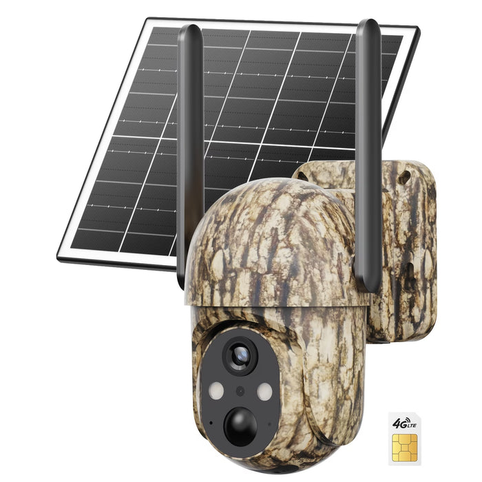 SEHMUA 4G LTE Solar Security Camera