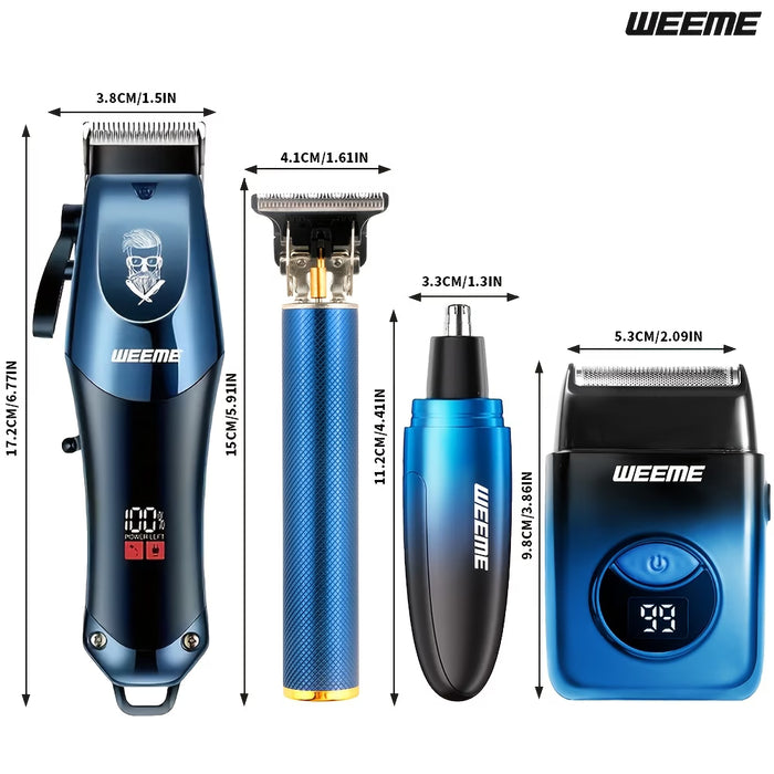 2pcs/4pcs Men's Electric Hair Clipper