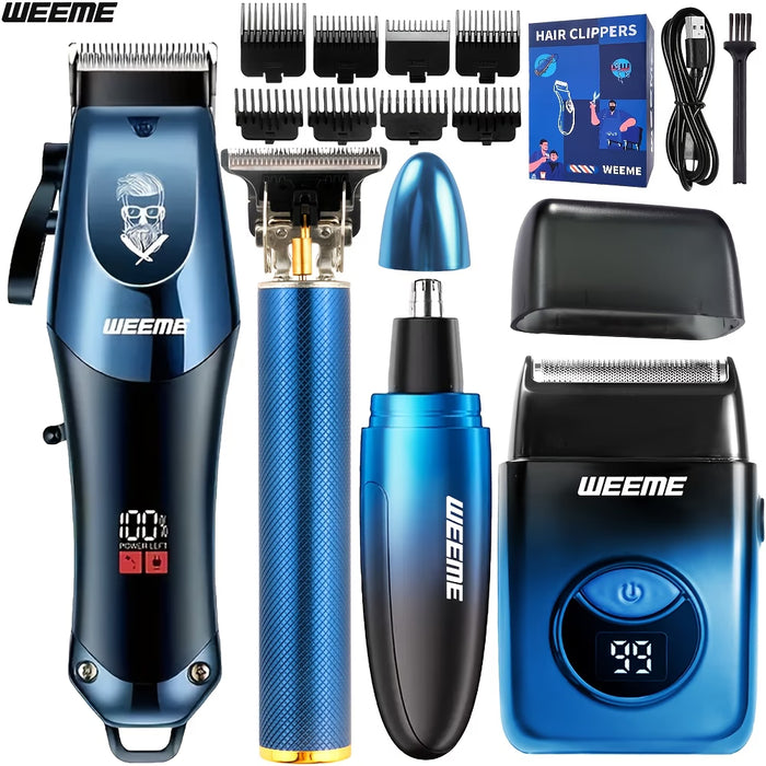 2pcs/4pcs Men's Electric Hair Clipper