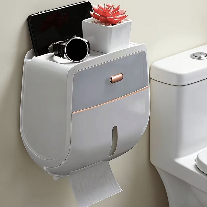 Toilet Roll Paper Holder Double Layer