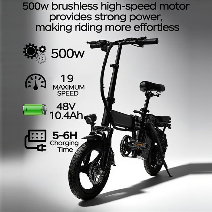 14-inch Lightweight Folding Electric Bicycle