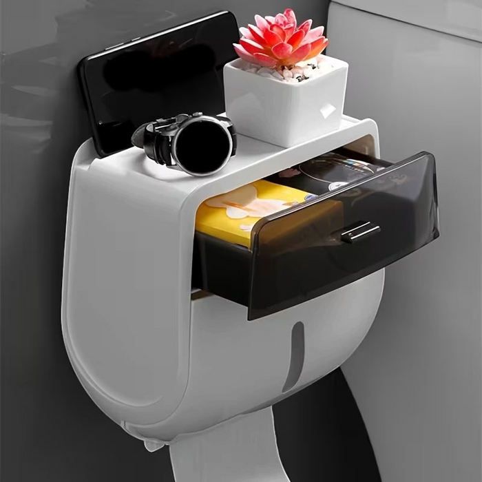 Toilet Roll Paper Holder Double Layer