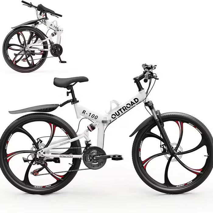 26 Inch Adult Folding Mountain Bike