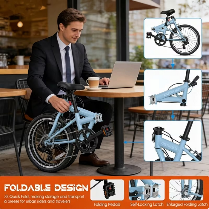 20-inch Folding Bicycle for Men/Women