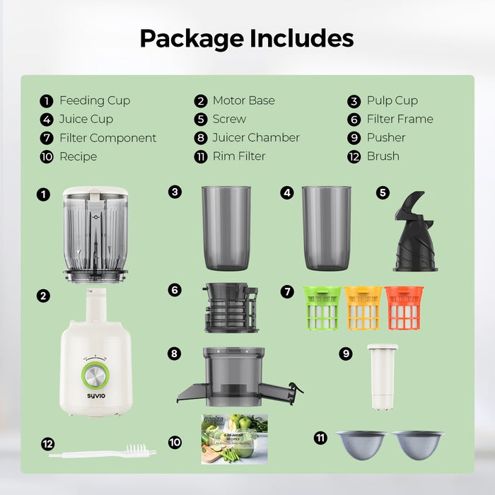 Syvio 3-speed Centrifugal Juicer