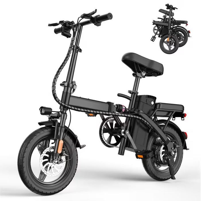 Folding Electric Bike with Removable Battery