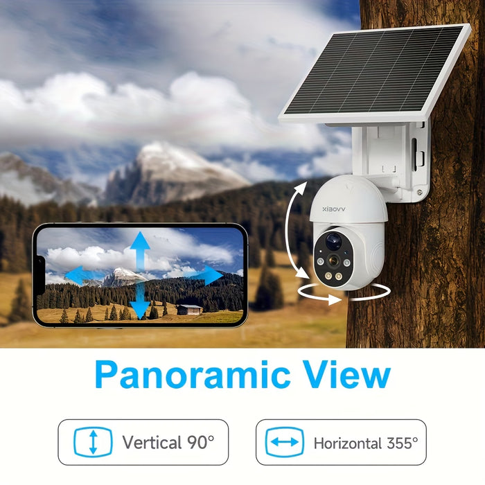 XIAOVV P6 Solar Security Camera&nbsp;