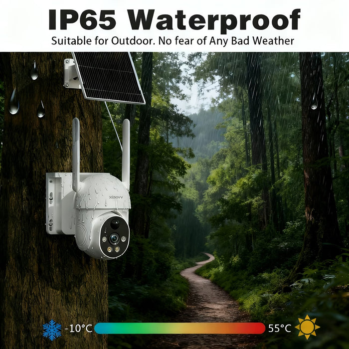 XIAOVV P6 Solar Security Camera&nbsp;