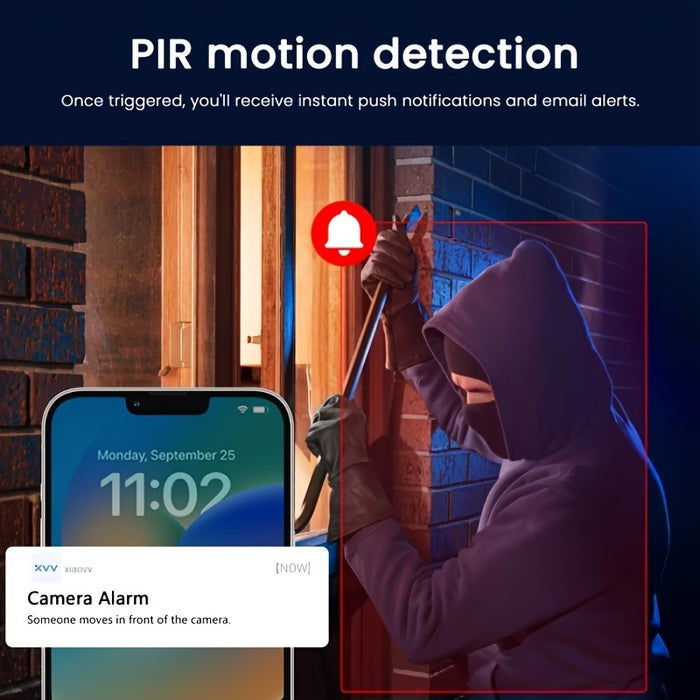 XIAOVV P6 Solar Security Camera&nbsp;